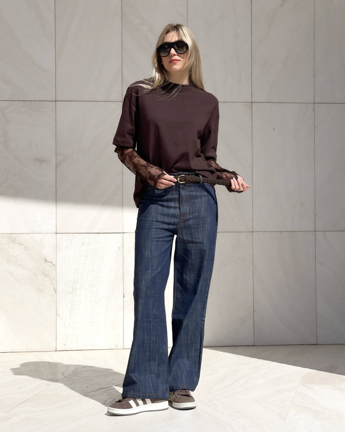 T-SHIRT PARFAIT CON PIZZO CHOCO