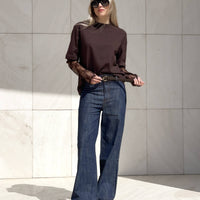T-SHIRT PARFAIT CON PIZZO CHOCO