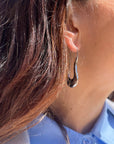 ORECCHINI SAFETY PIN ARGENTO