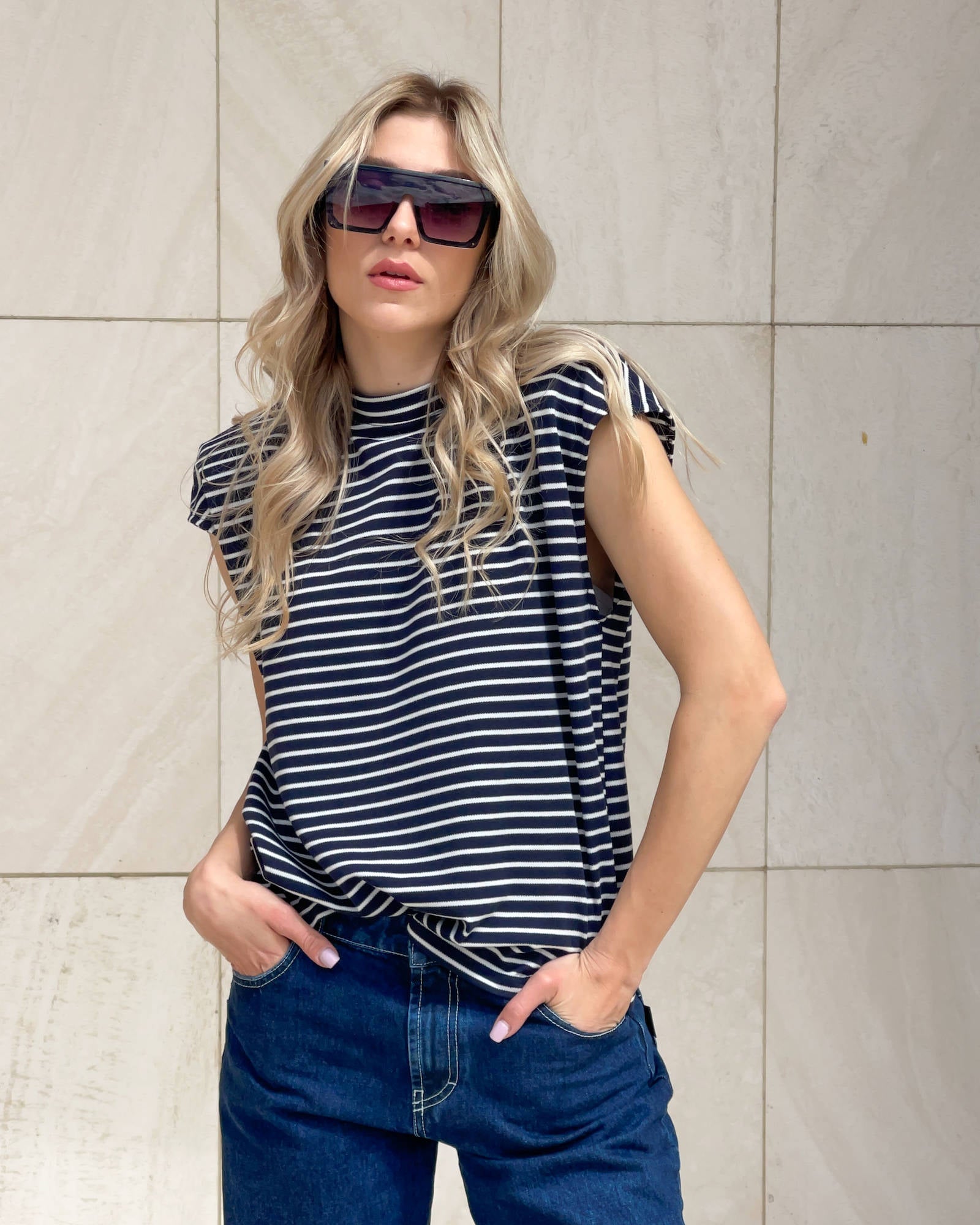 T-SHIRT PEARL BLU