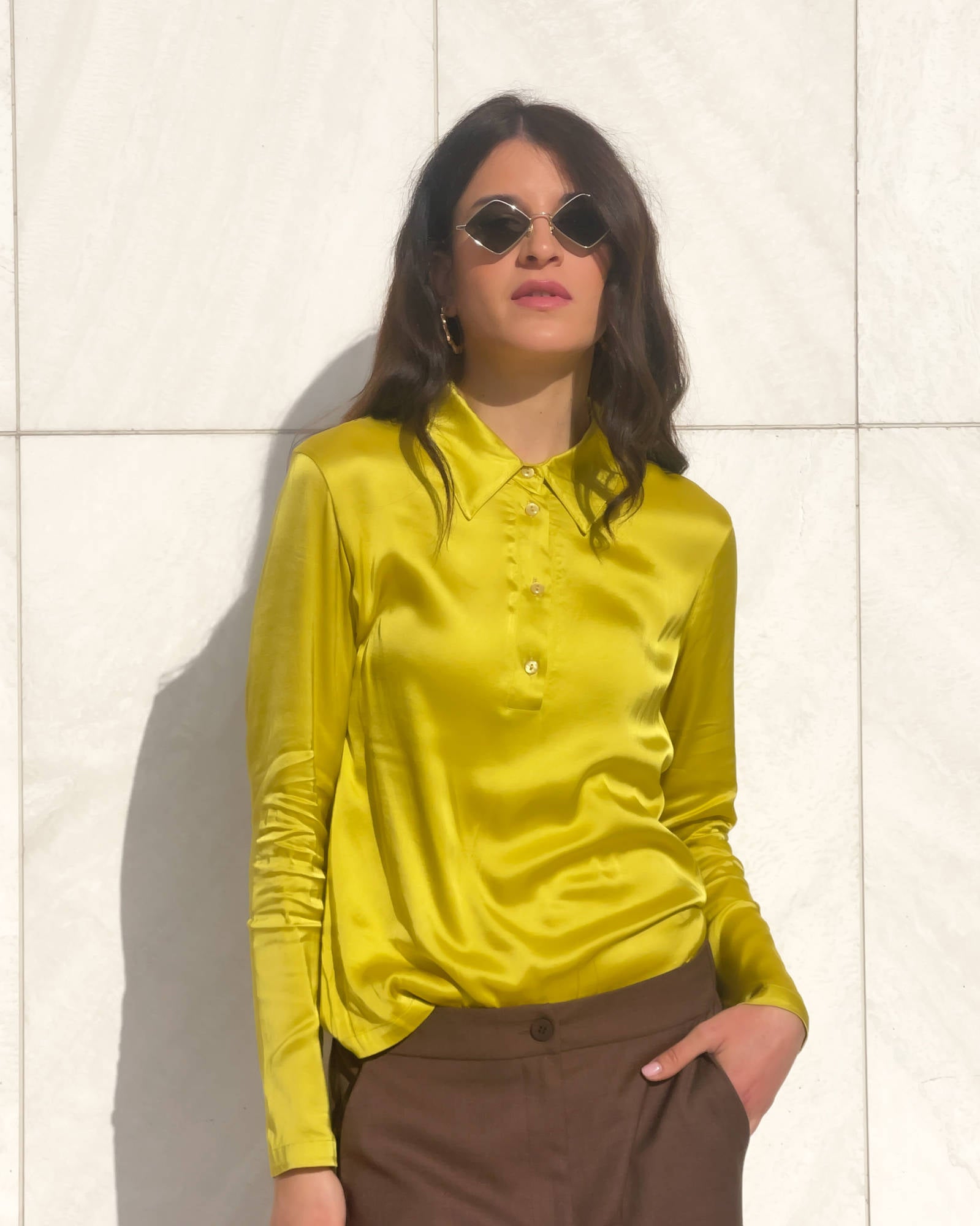 POLO SATIN NORA ACACIA