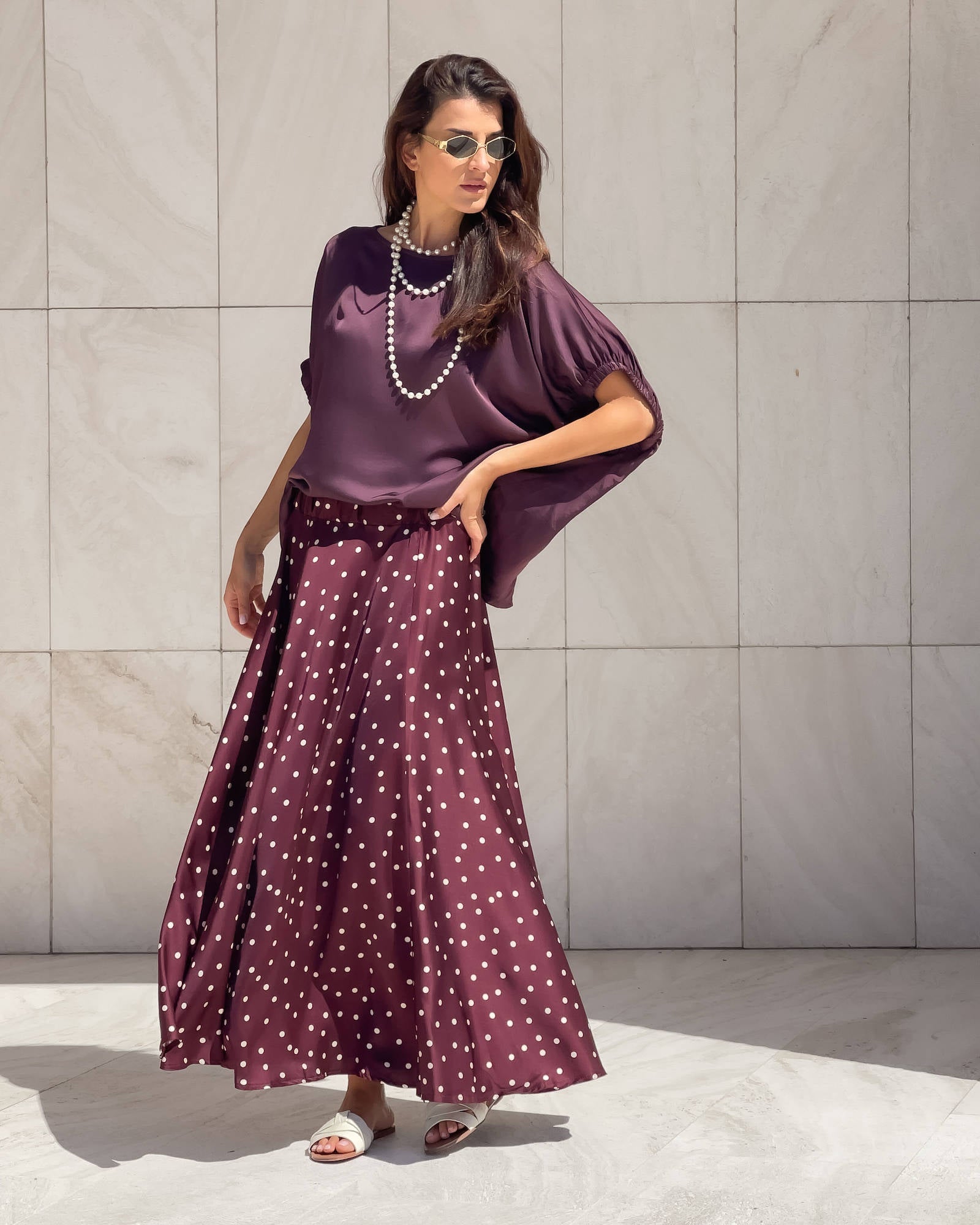 BLUSA VIVIAN VINO
