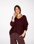 PULL NICOL BORDEAUX