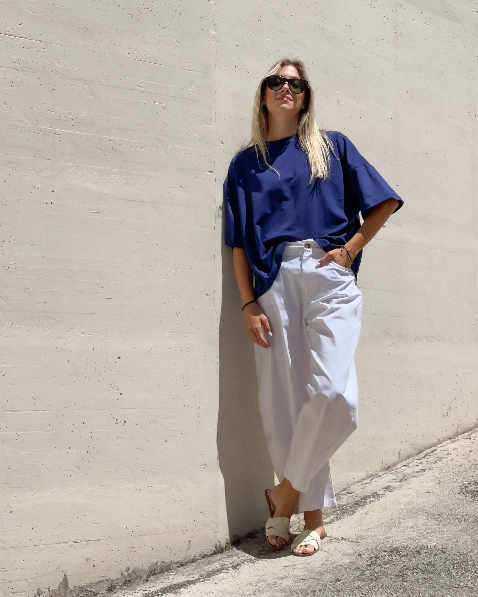 PANTALONE KNOX BIANCO