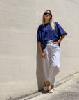 PANTALONE KNOX BIANCO