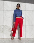 PANTALONE BETA ROSSO