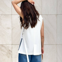 GILET ANAIS BIANCO
