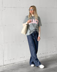 MAXI BAG IN PELLE WOLF CREAM