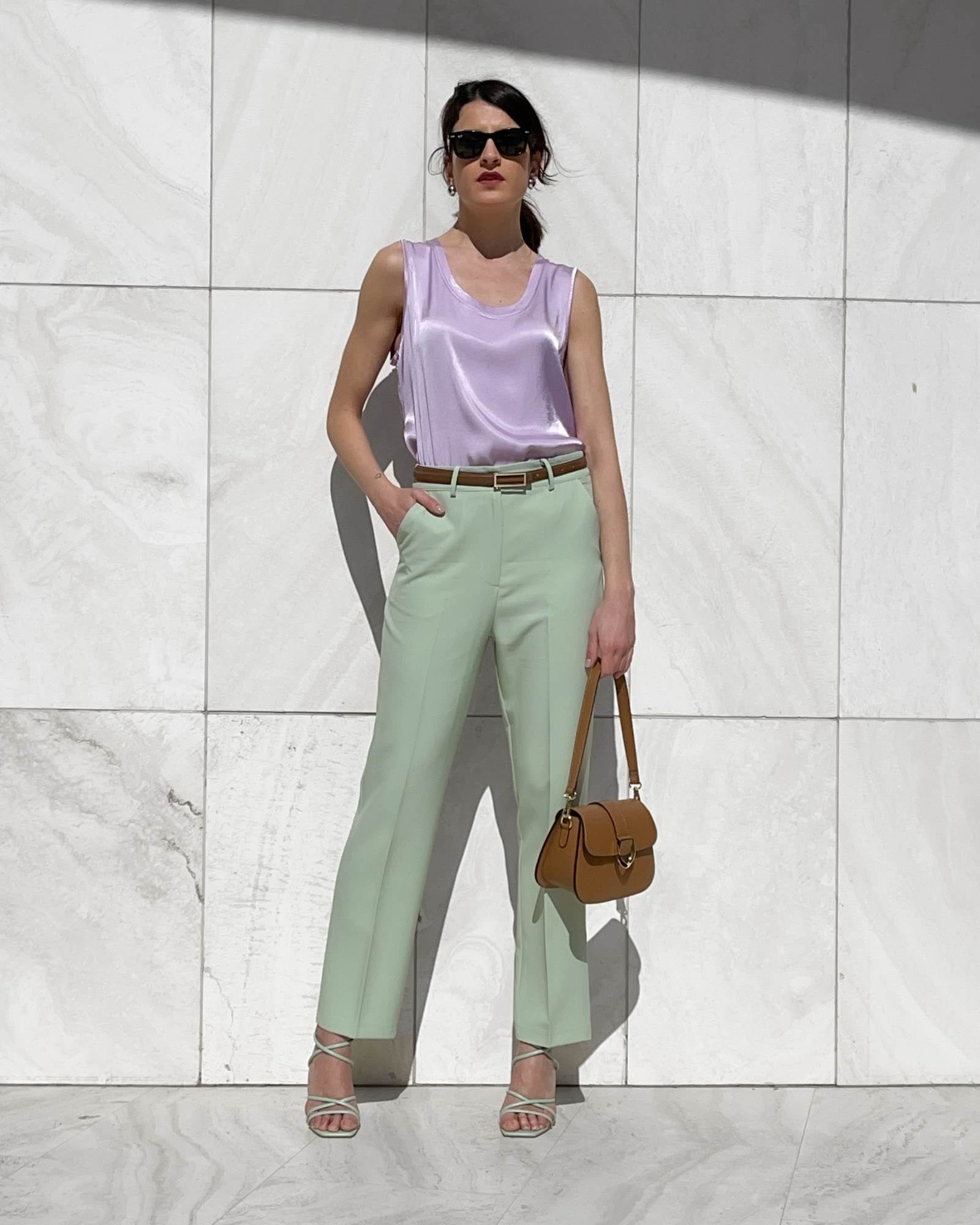 PANTALONE BETA VERDE ACQUA