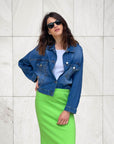 GONNA IN FELPA GINNY HOT GREEN