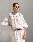 CAMICIA VIVIAN POIS PANNA