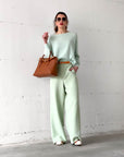 PANTALONE BRANDO VERDE ACQUA