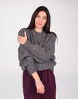 PULL A TRECCE OTIS GRIGIO MEDIO