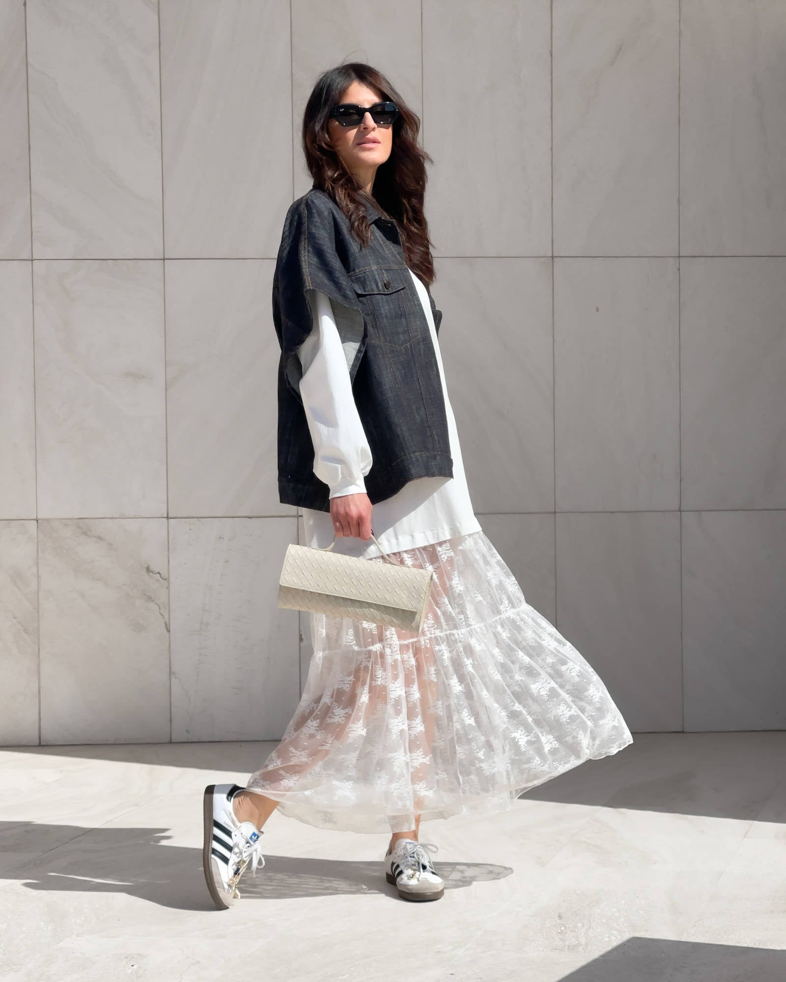 ABITO SPORTY CHIC  BIANCO