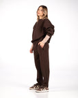 PANTALONE FELPATO EASY MOVE CHOCO
