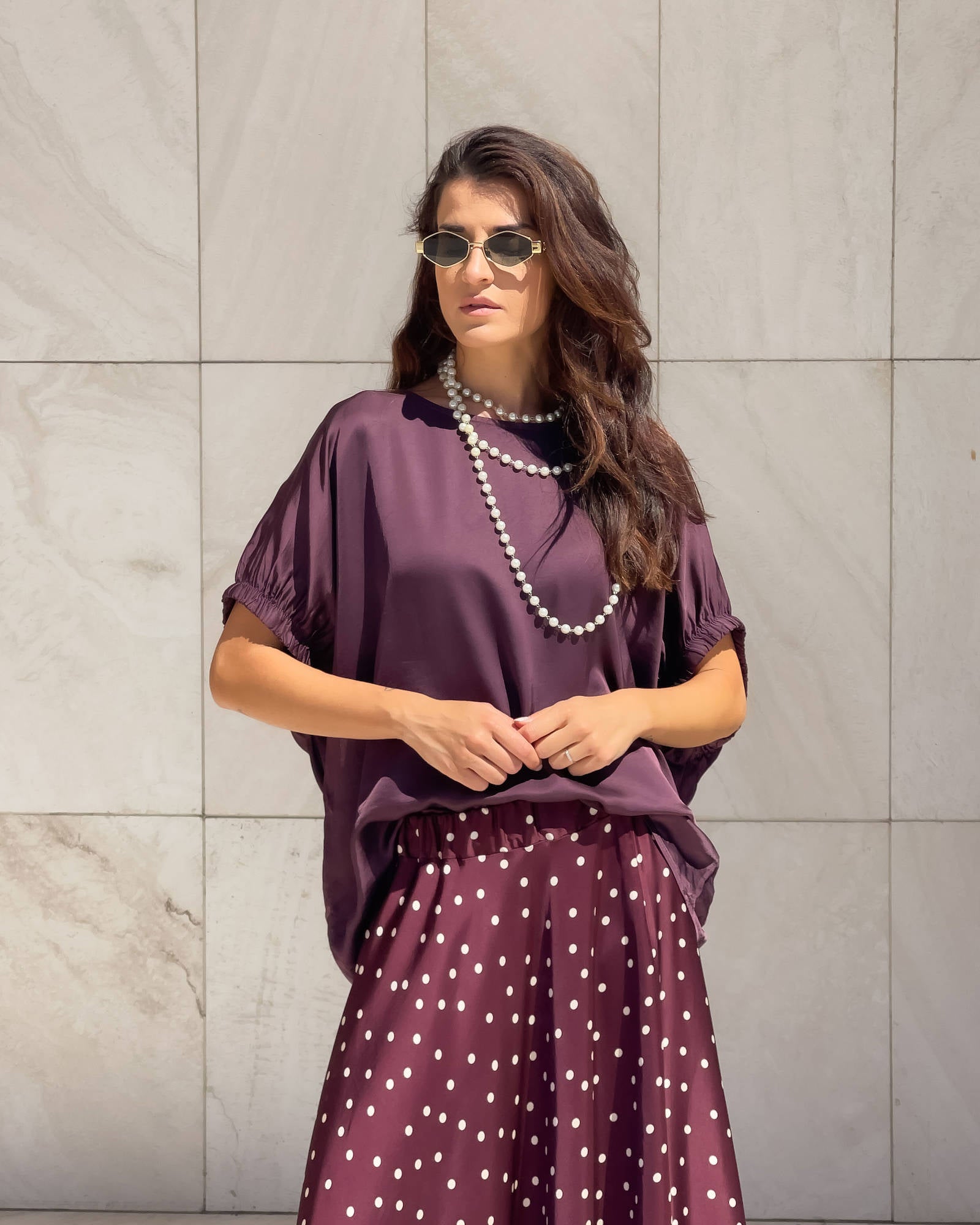 BLUSA VIVIAN VINO