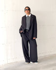 OVERSIZED DAMIAN TROUSERS NERO