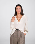 CAMICIA GIGLIO AVORIO