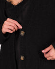 CARDIGAN ASTRAT NERO