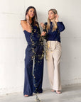 TOP MONOSPALLA ANASTASIA BLU NOTTE