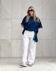 T-SHIRT OVER ELODIE BLU NAVY