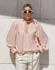 BLUSA IN GEORGETTE EUDORA ROSA