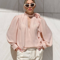 BLUSA IN GEORGETTE EUDORA ROSA
