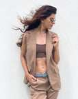 SEAMLESS BRA ALTHAEA COFFEE