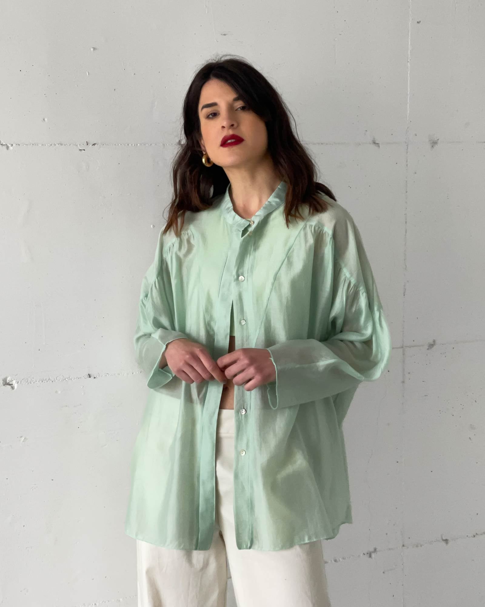 CAMICIA NINA ACQUA