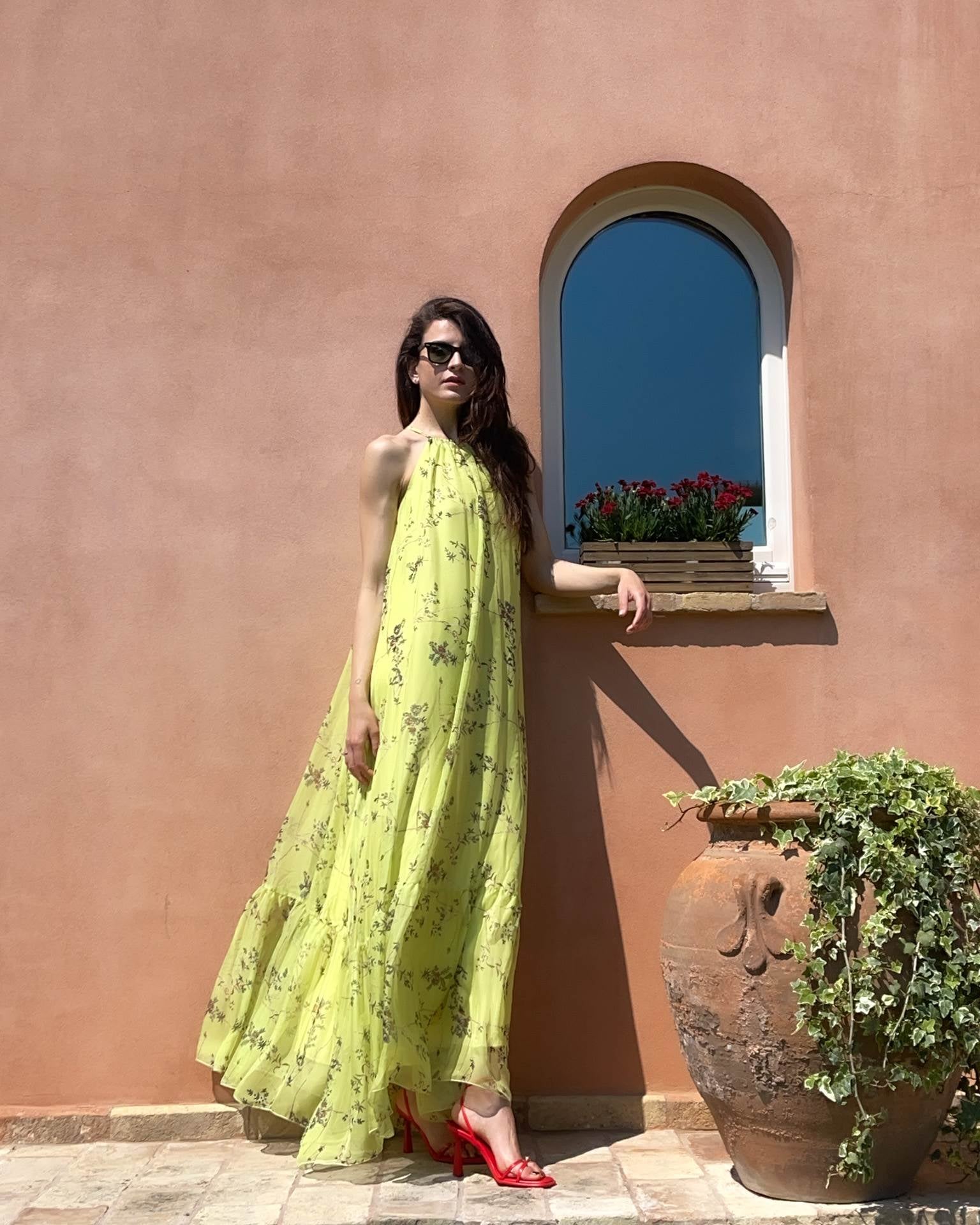 LONG DRESS SICILY CEDRO