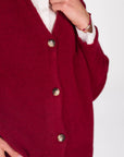 CARDIGAN SAMIRA BORDEAUX