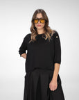 MAGLIA IN VISCOSA SPYCE NERO