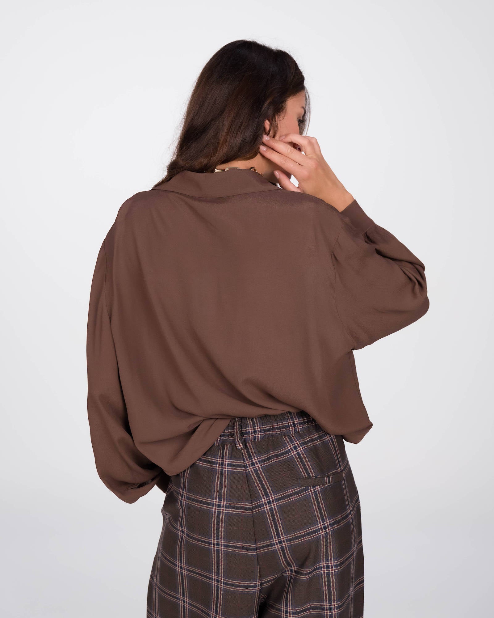 CAMICIA GIGLIO CHOCO