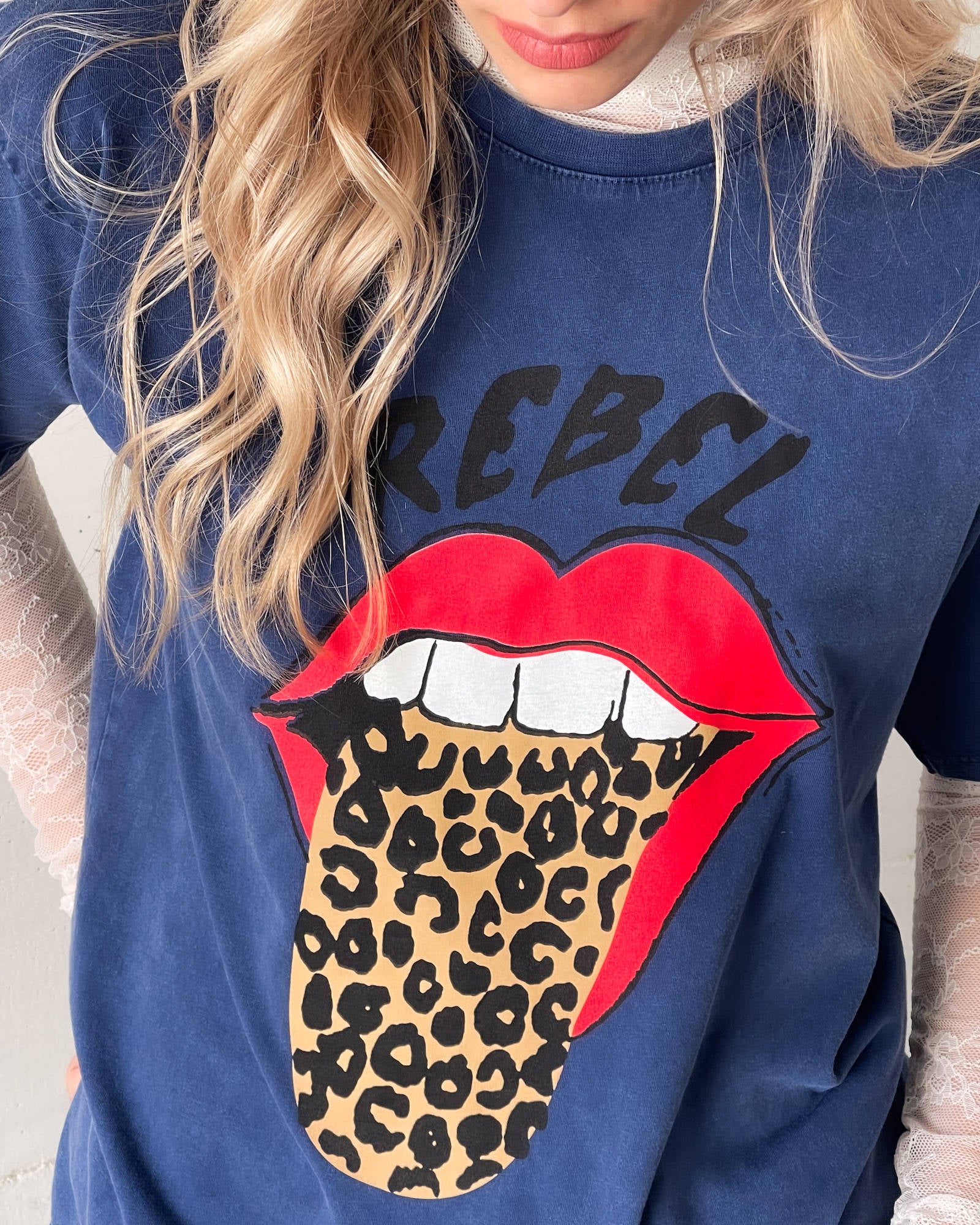 T-SHIRT REBEL BLU