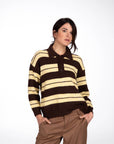 POLO IN MAGLIA SOPHIA MORO BURRO