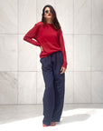 MAGLIA IN LUREX FRIDA ROSSO