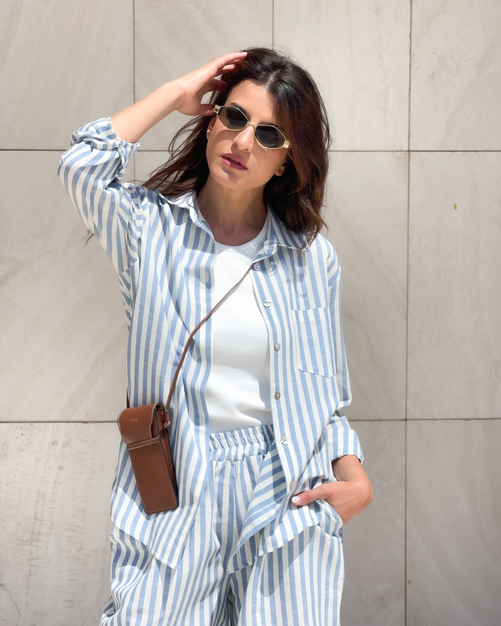 CAMICIA LEVANTE CELESTE