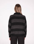 PULL JENNY NERO GRIGIO