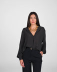 CAMICIA GIGLIO NERO