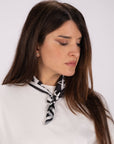 FOULARD PSLOVE NERO BIANCO