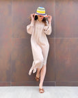 CHEMISIER ADELINE BEIGE