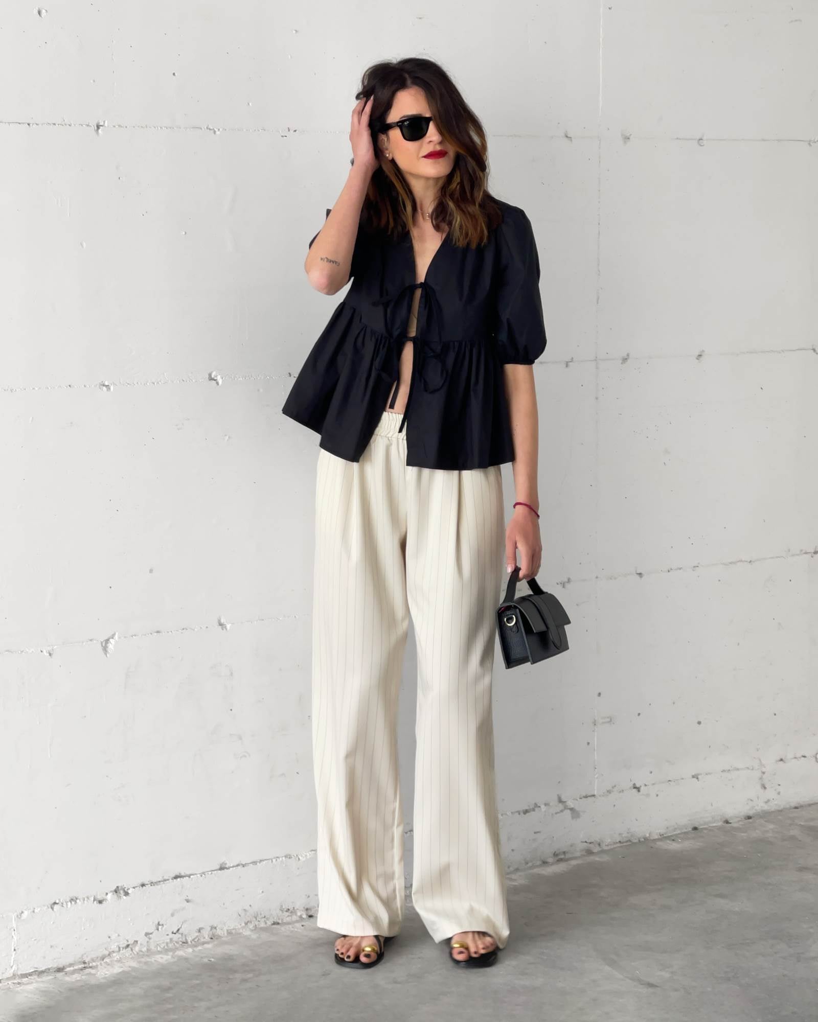 PANTALONE LISBONA RIGA PANNA