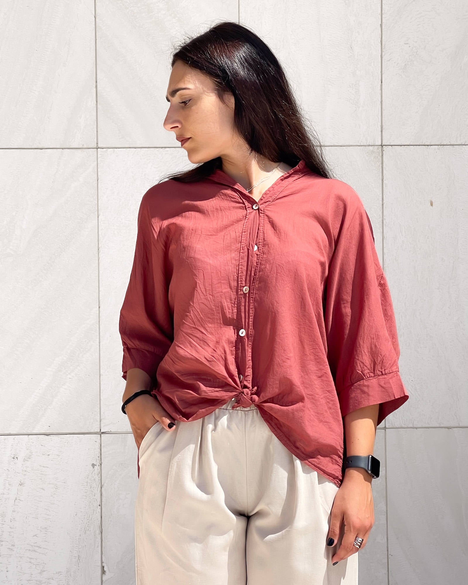 CAMICIA PENELOPE BRUCIATO