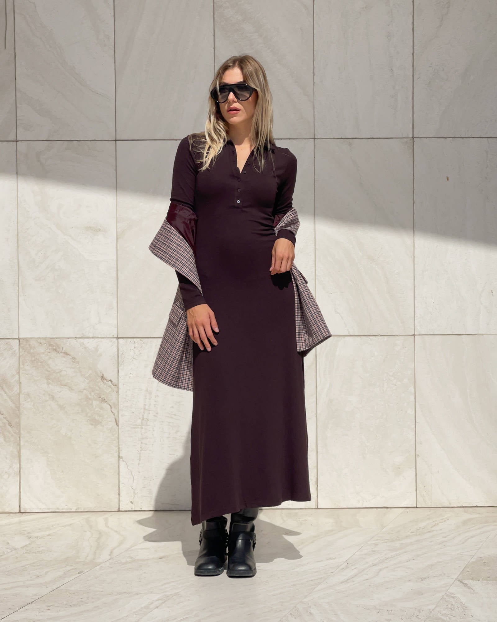 ABITO SPICE POLO PLUM
