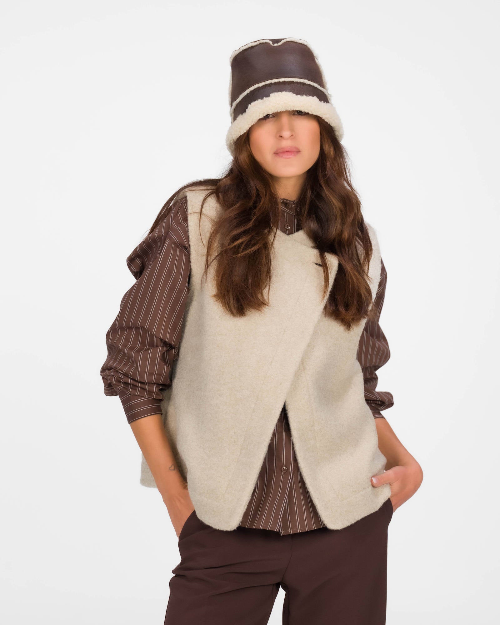 GILET KLARA BEIGE