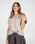 GILET IN LANA ARIEL PERLA