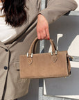 BORSA IN PELLE CELINA TAUPE