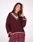 PULL ELIZA VINO ROSA FANGO