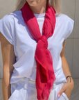 FOULARD DOUBLE ROSSO