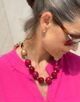 COLLANA FLORA ROSSO